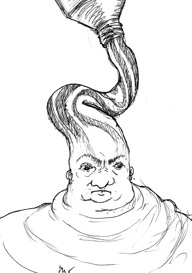 Fat Guy Drawing 106